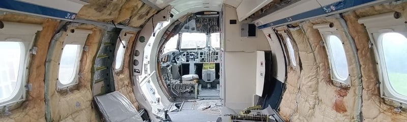 Lentokoneesta luksushotelli